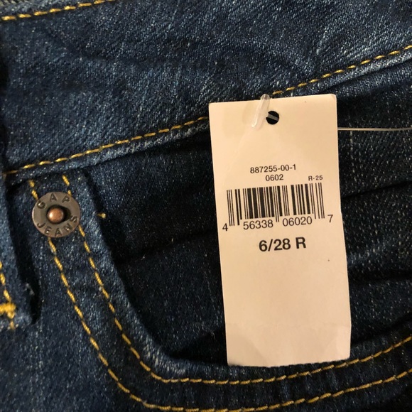 GAP jeans straight 6/28 R - Picture 2 of 3